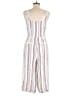 Tularosa 100% Viscose Stripes Red White Jumpsuit Size M - photo 2