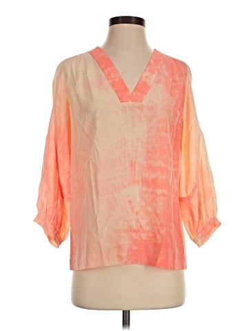 Diane von Furstenberg 3/4 Sleeve Silk Top (view 1)