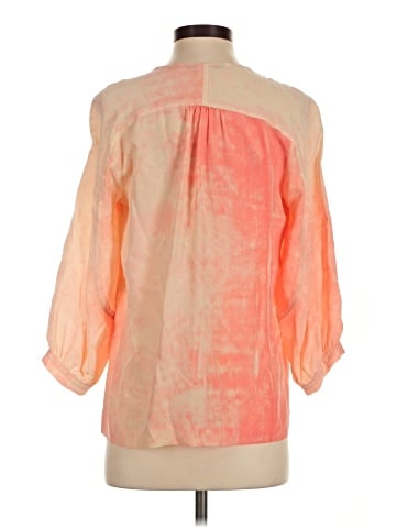 Diane von Furstenberg 3/4 Sleeve Silk Top (view 2)