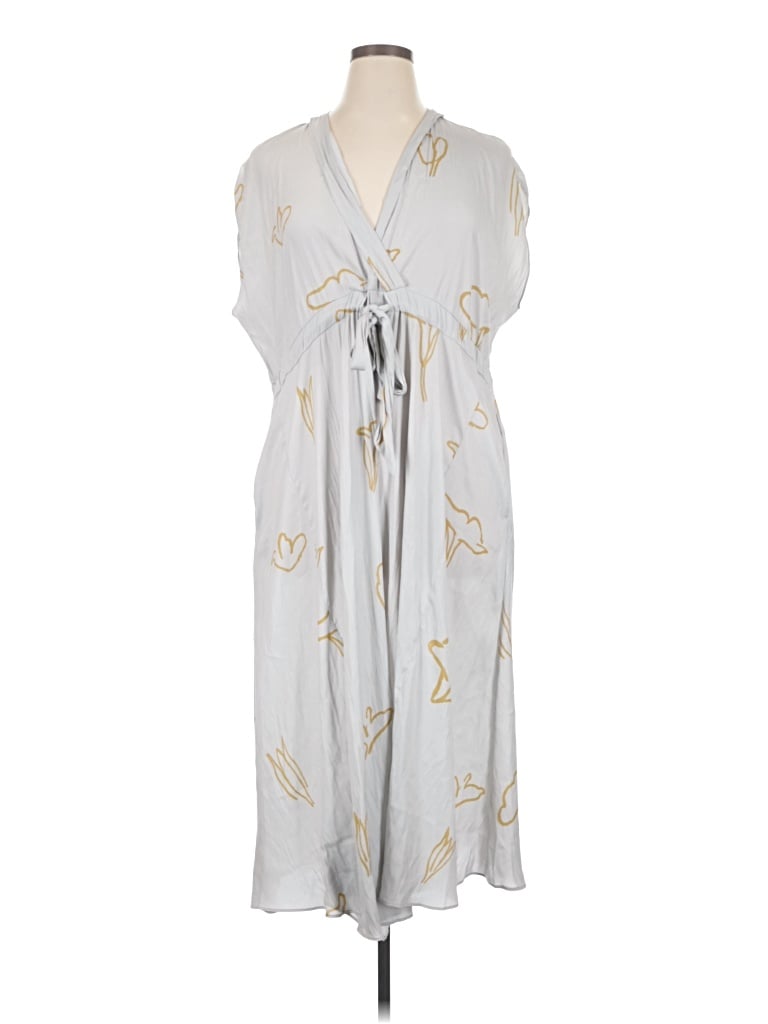 Pre-owned Grade & Gather Casual Dress In Gray