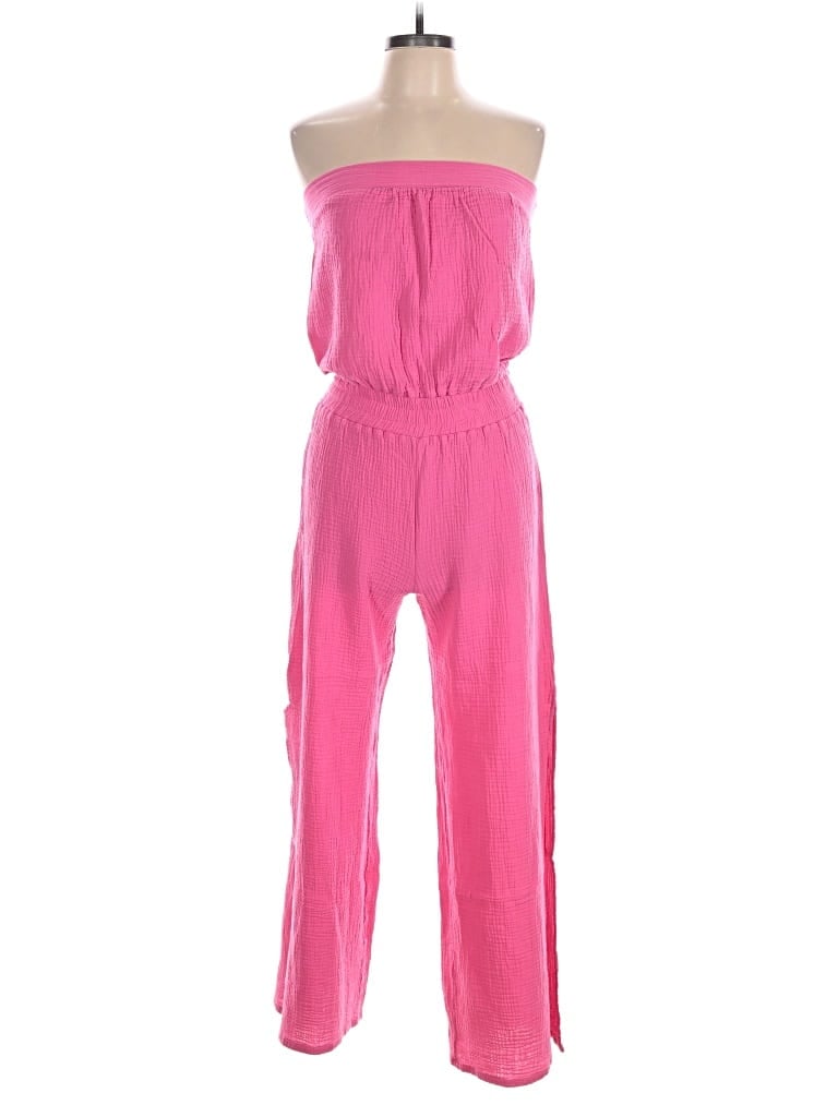 Pre-owned Drew Jumpsuit In Pink