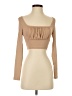 Shein Tan Long Sleeve Top Size 2 - photo 1