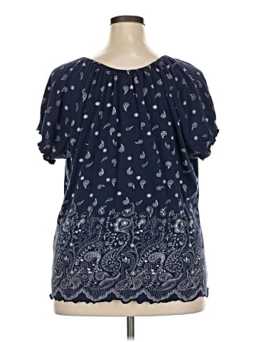 DressBarn Short Sleeve Blouse (view 2)