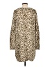 Moda International Animal Print Tan Pullover Sweater Size L - photo 2