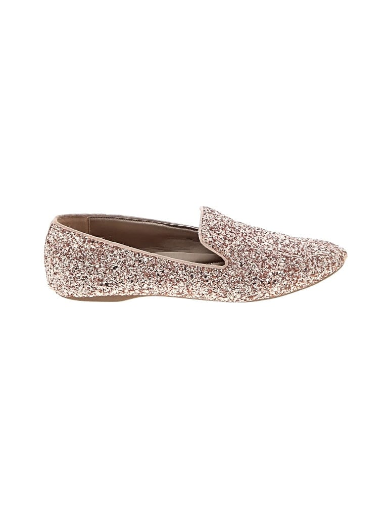 Pre-owned Birdies Flats In Gold