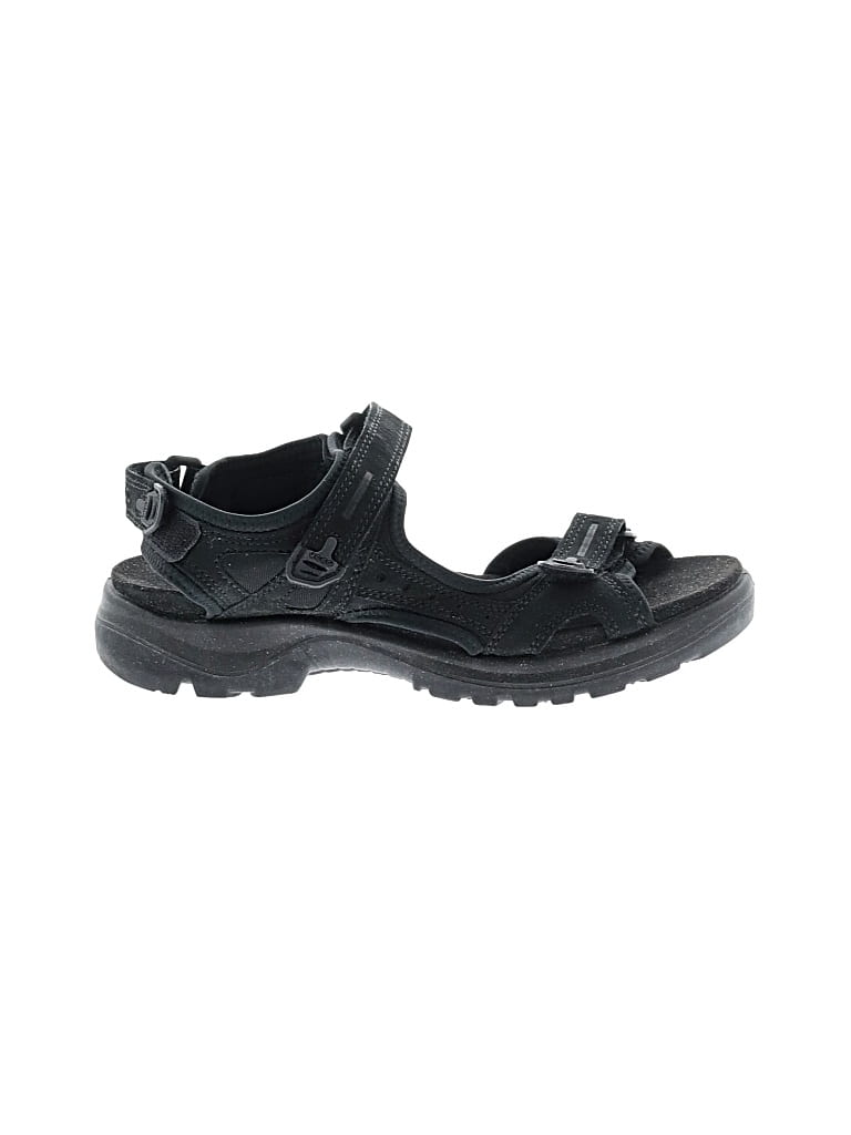 Pre-owned Ecco Sandals In Black