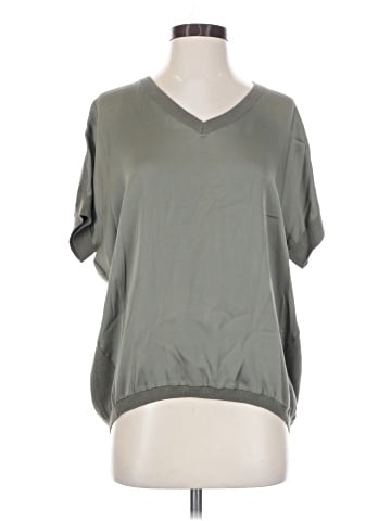 Repeat Cashmere Short Sleeve Blouse (view 1)