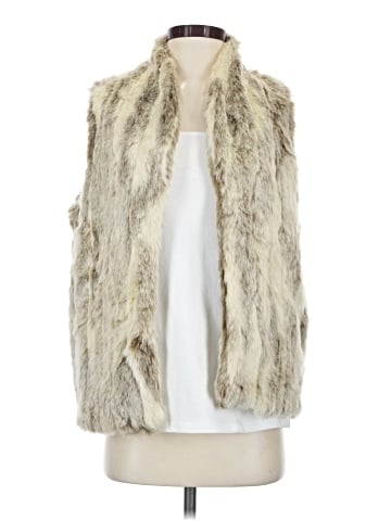 BCBGeneration Faux Fur Vest (view 1)