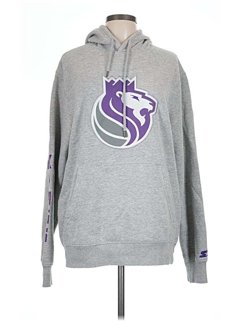 Pre-owned Starter Pullover Hoodie In Silver