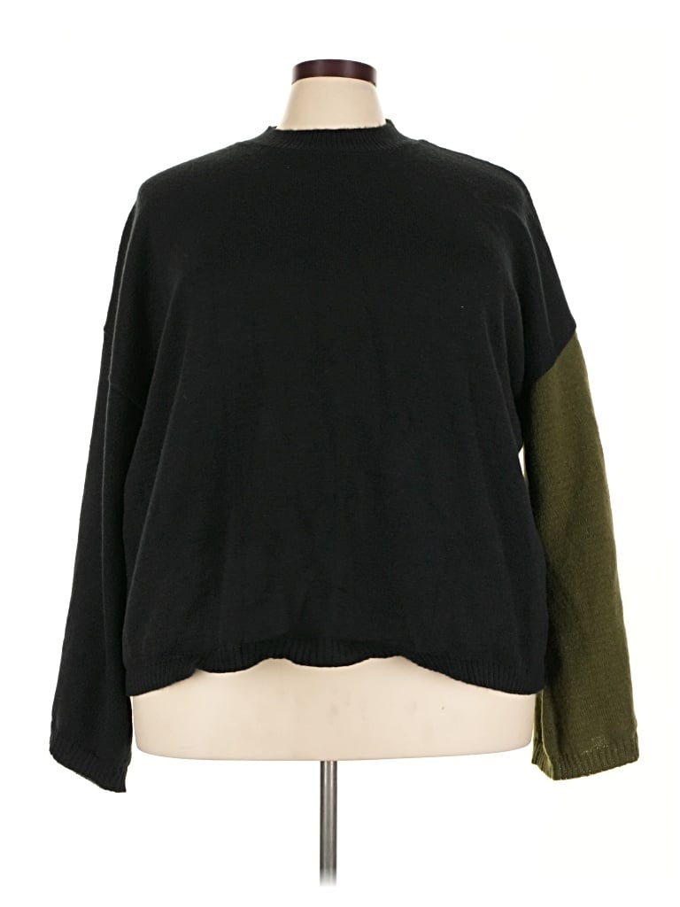 Pre-owned Bobeau Pullover Sweater In Black