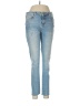 Zara Basic Hearts Blue Jeans Size 8 - photo 1