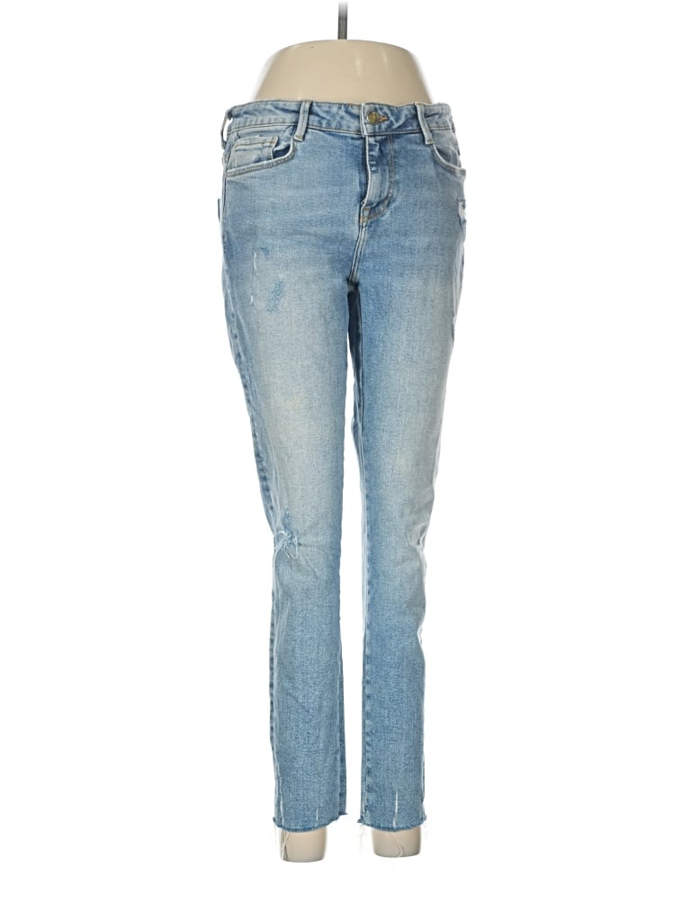 Pre-owned Zara Basic Jeans In Blue