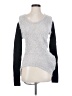 Helmut Lang Color Block Gray Pullover Sweater Size S - photo 1