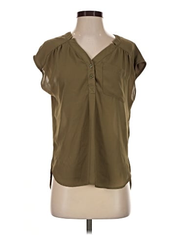 New York & Company Short Sleeve Blouse (view 1)