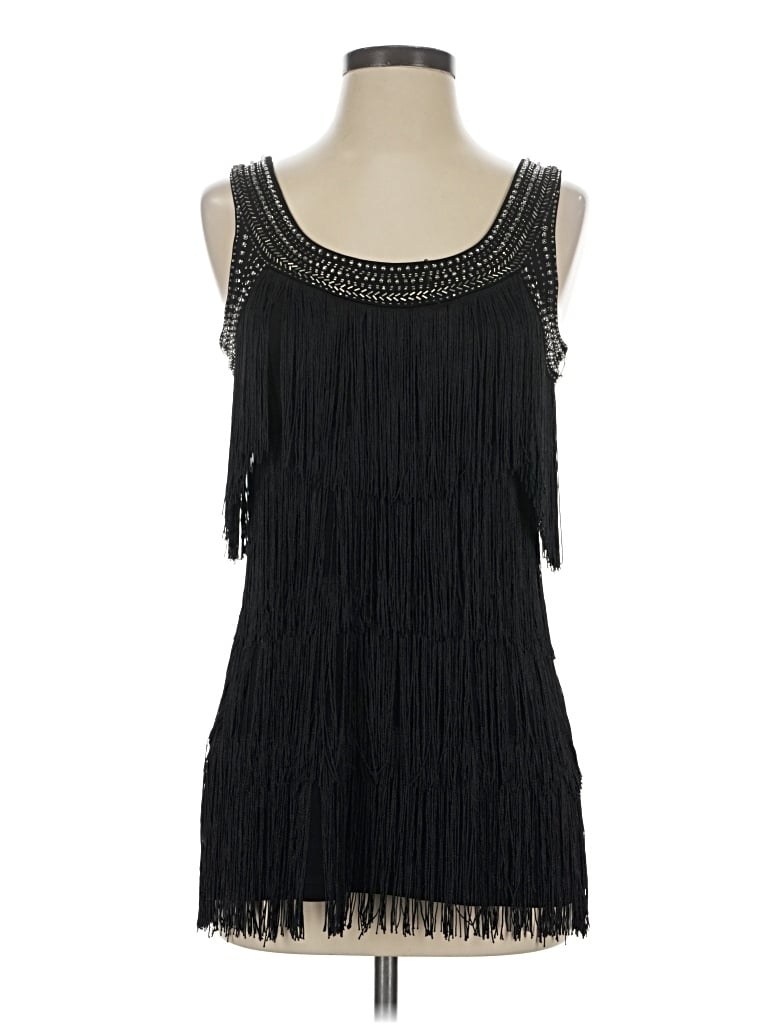 Pre-owned Caché Cocktail Dress In Black
