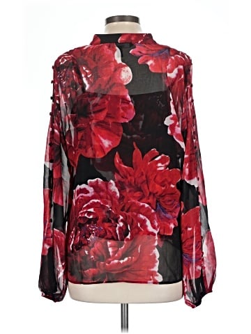 White House Black Market Long Sleeve Blouse (view 2)