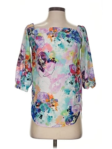 A New York Short Sleeve Blouse (view 1)