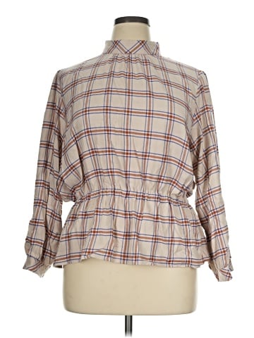 Ann Taylor Long Sleeve Blouse (view 1)