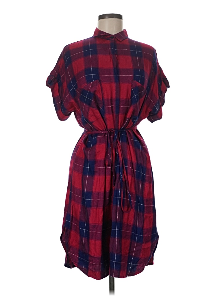 Pre-owned Rails Casual Dress In Burgundy