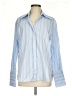 MNG Stripes Blue Long Sleeve Blouse Size M - photo 1