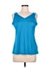 Columbia 100% Polyester Blue Tank Top Size L - photo 1
