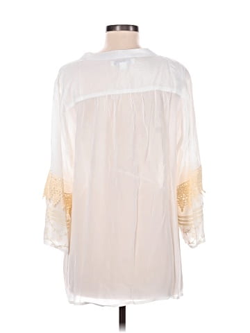 Coldwater Creek 3/4 Sleeve Blouse (view 2)