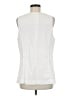 Gap White Sleeveless Button-Down Shirt Size M - photo 2