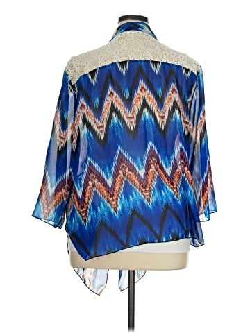 NY Collection 3/4 Sleeve Blouse (view 2)