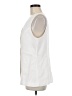 Gap White Sleeveless Button-Down Shirt Size M - photo 5