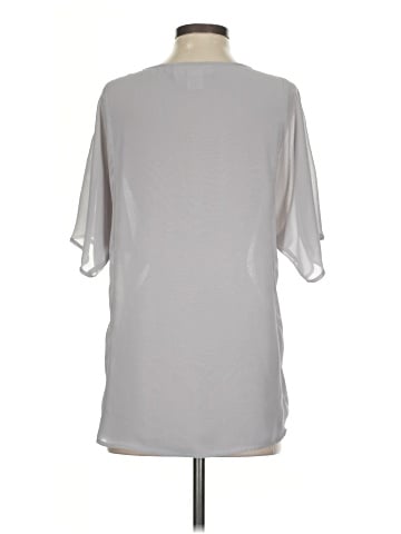 Criss Cross Short Sleeve Blouse (view 2)