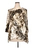 Ruby Rd. Brown 3/4 Sleeve Blouse Size L - photo 1