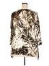 Ruby Rd. Brown 3/4 Sleeve Blouse Size L - photo 2