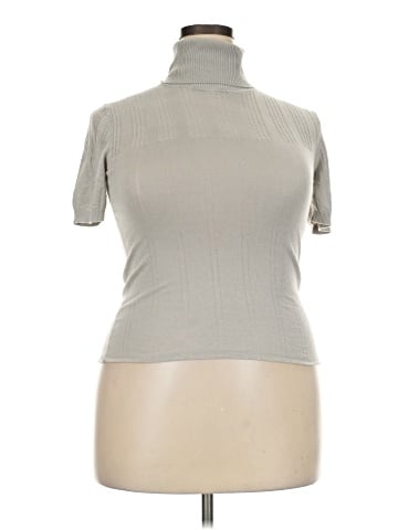 Blue Les Copains Short Sleeve Turtleneck (view 1)