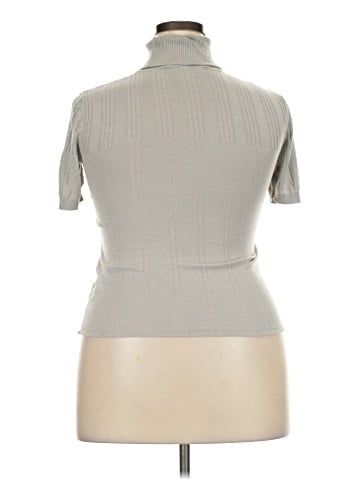Blue Les Copains Short Sleeve Turtleneck (view 2)