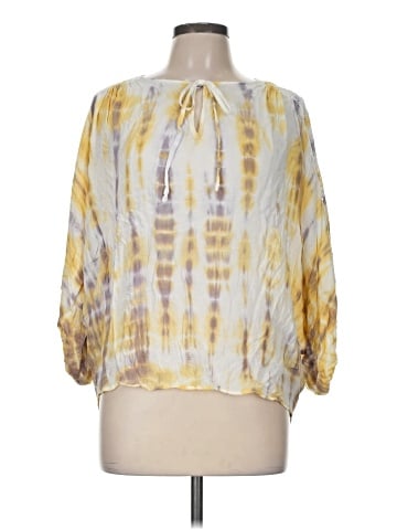 Young Fabulous & Broke 3/4 Sleeve Blouse (view 1)