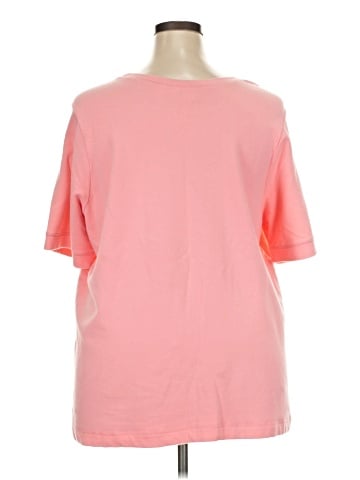 Denim & Co Short Sleeve T-Shirt (view 2)