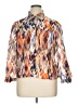 Ruby Rd. Print Orange 3/4 Sleeve Blouse Size 14 - photo 1