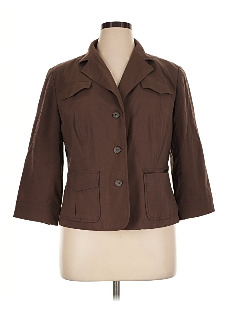 Pre-owned Covington Blazer Jacket In Brown