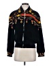 Escada by Margaretha Ley 100% Baumwolle Graphic Black Track Jacket Size EU 34 / US 4 - photo 1