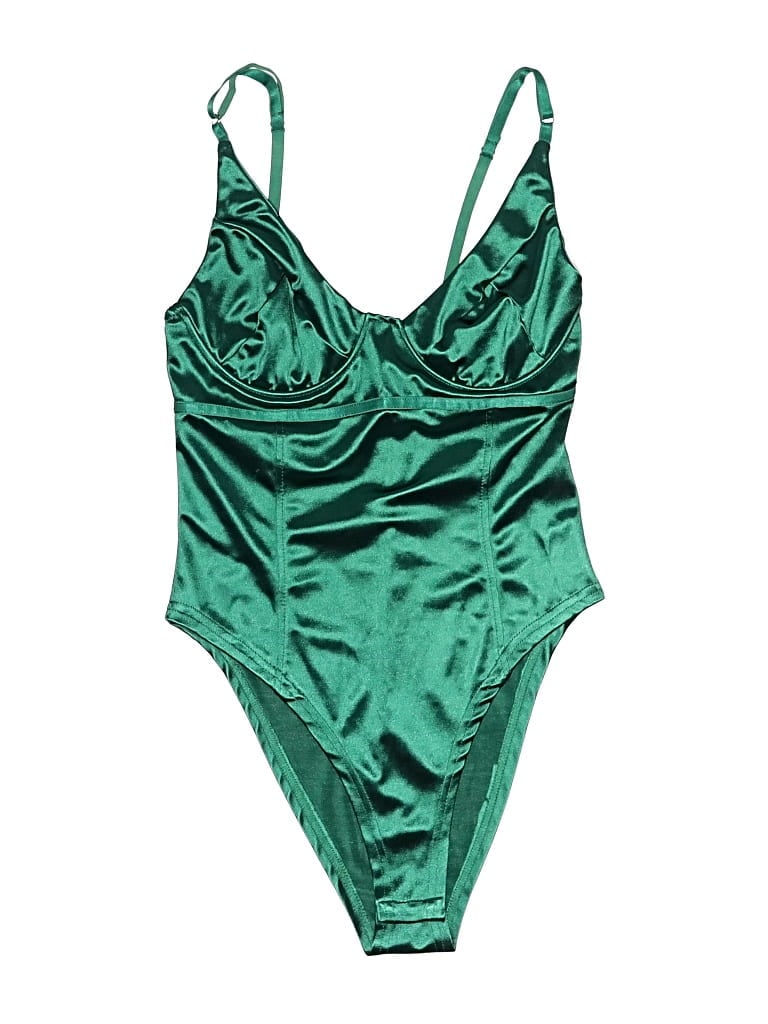 Pre-owned Unbranded Bodysuit In Green