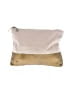 Unbranded 100% Cotton Gold Makeup Bag One size - photo 1