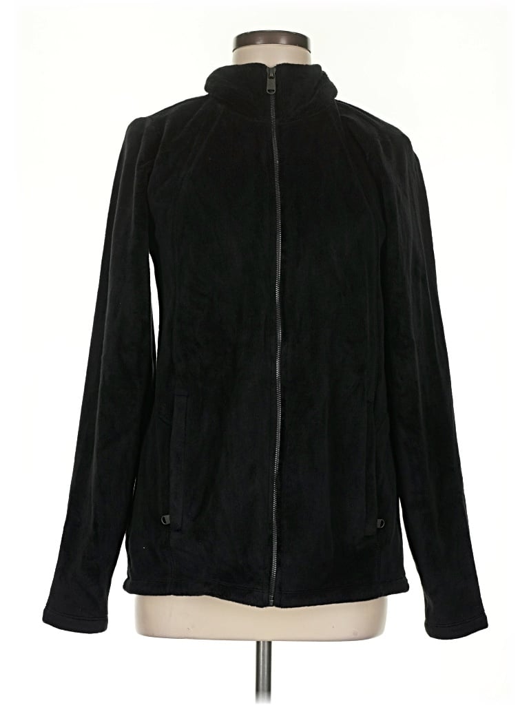 Pre-owned Athleta Track Jacket In Black