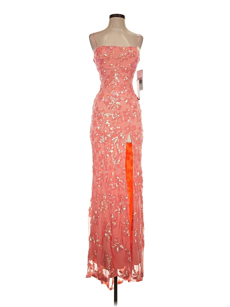 Emerald Sundae Cocktail Dress In Orange
