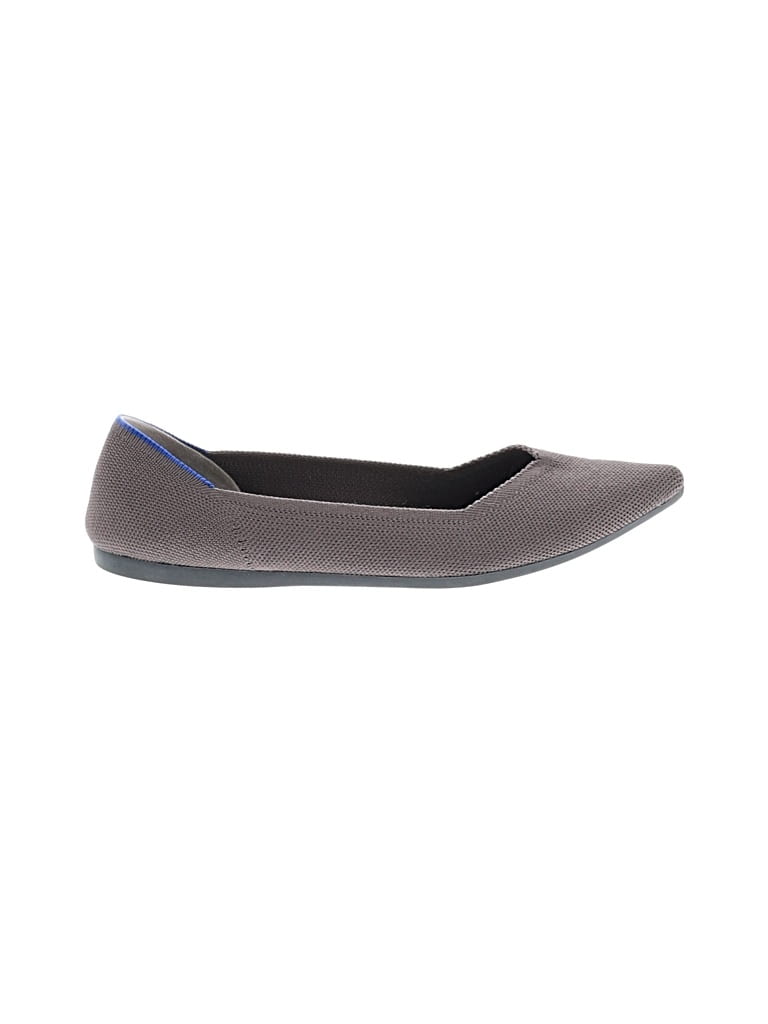 Pre-owned Rothys Flats In Gray