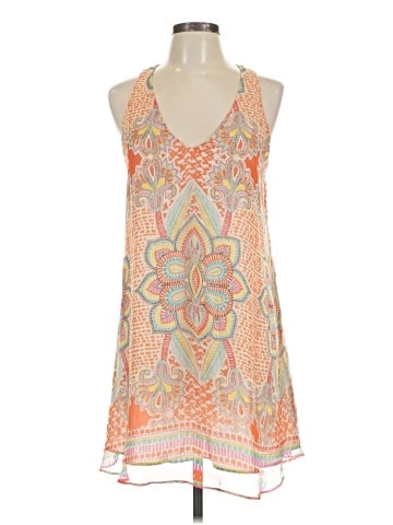 Lavender Brown Casual Dress (view 1)