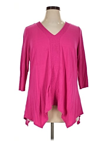 Adrianna Papell 3/4 Sleeve T-Shirt (view 1)