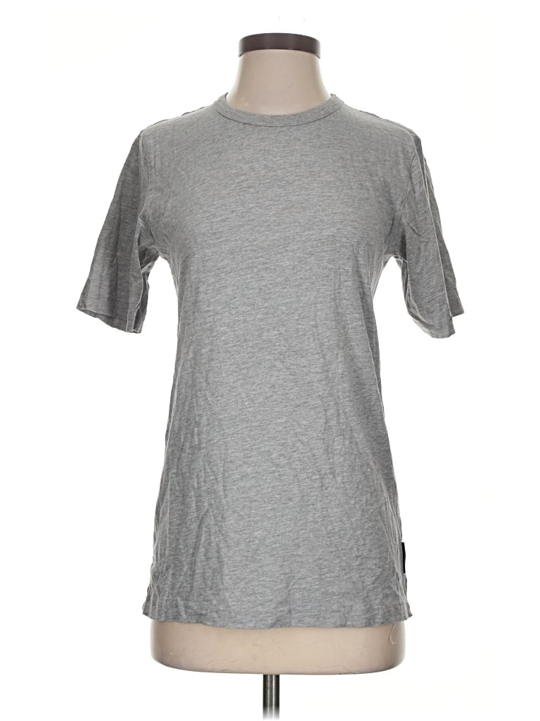 Pre-owned French Connection Short Sleeve T-shirt In Gray