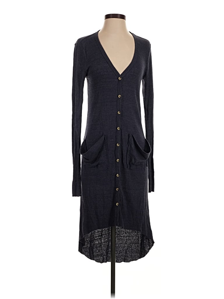 Pre-owned Fp Beach Cardigan Sweater In Black