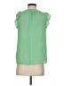 Maison d' Amelie 100% Polyester Green Sleeveless Blouse Size XS - photo 2