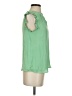 Maison d' Amelie 100% Polyester Green Sleeveless Blouse Size XS - photo 4